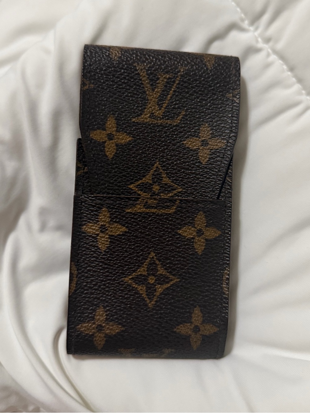 Louis Vuitton brown monogram cigarette case